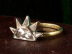 thumbnail of EB Diamond Sunrise Ring (side view)