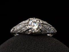 thumbnail of 1910s Edwardian Engagement Ring (detail view)