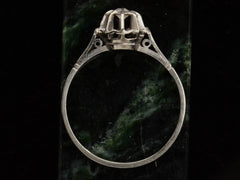 1920s French Engagement Ring (profile view)