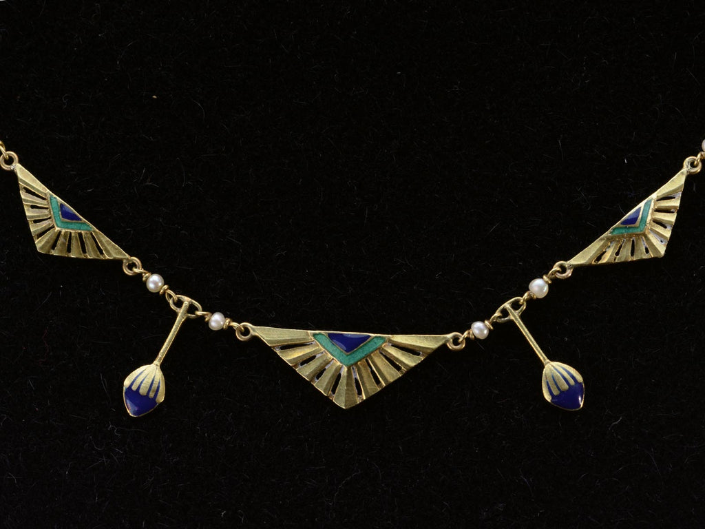 c1920 French Deco Necklace (detail view)