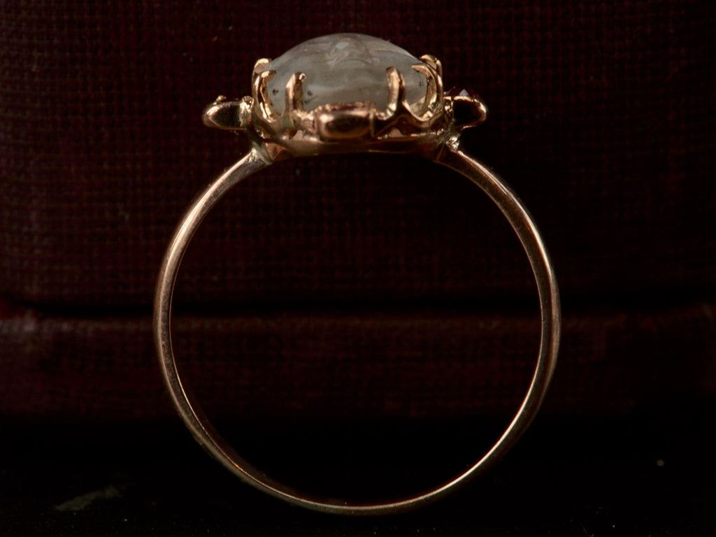1880s Moonstone Cameo Ring