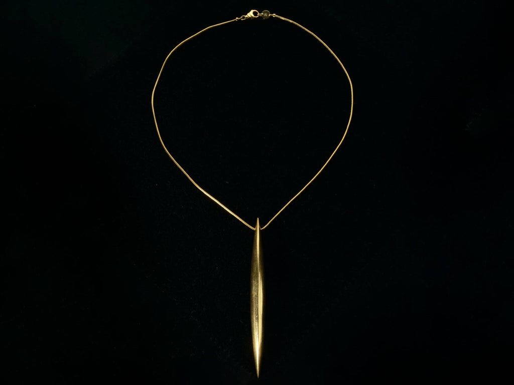 Movado Spike Necklace (on black background)