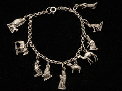 thumbnail of 1920s Nativity Bracelet (on black background)