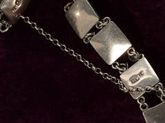 c1890 Niello Bracelet (backside detail view)