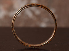 1940s Patterned Gold Band