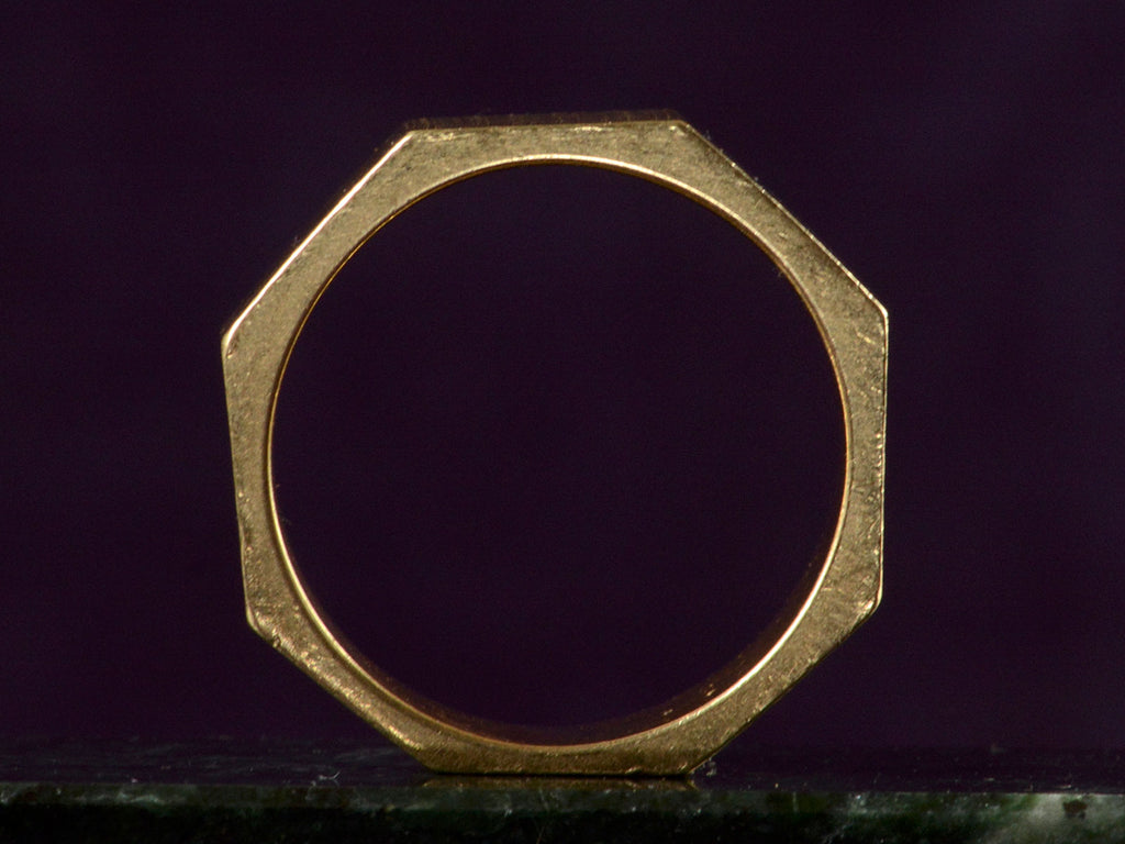 1960s Wide Octagonal Band