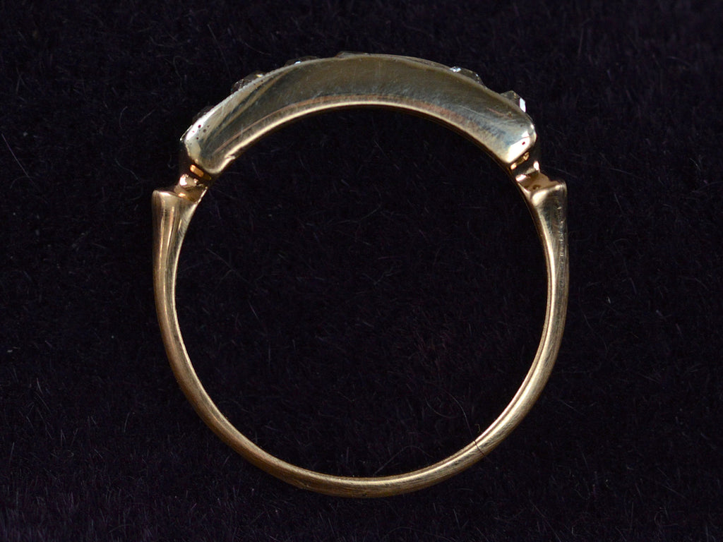 1920s Old Mine Cut Band (profile view)
