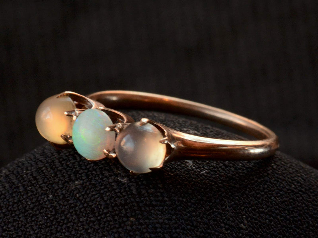 1900s Opal & Moonstone Ring