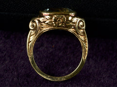 1920s Deco Aqua Ring