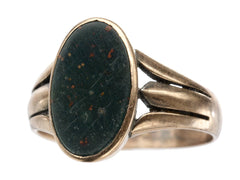 thumbnail of c1890 Oval Bloodstone Ring (on white background)