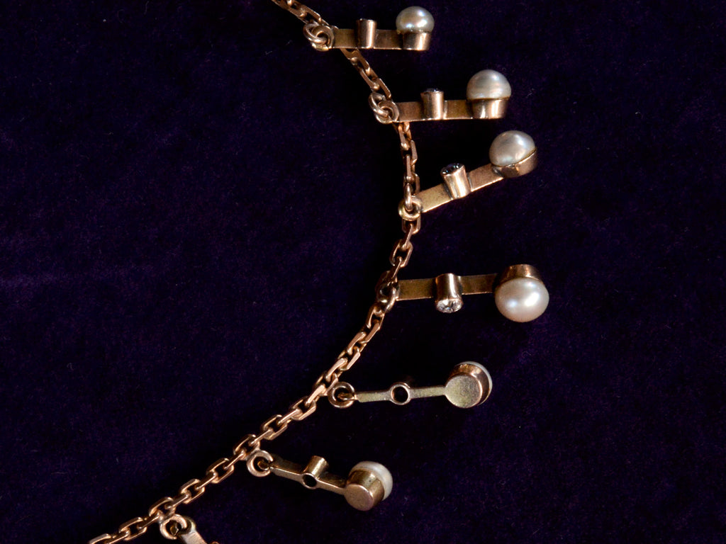 1900s Edwardian Pearl Necklace