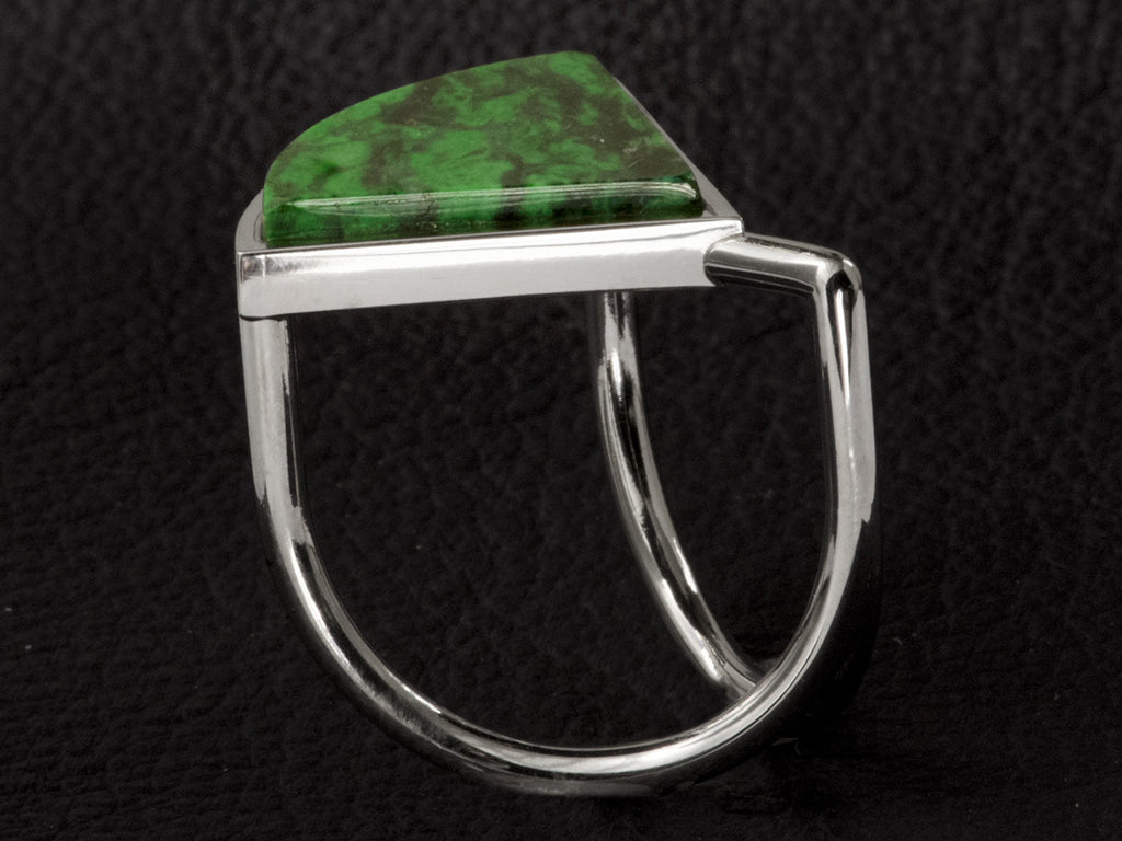 Pelle x Erie Basin Fin Ring (profile view)