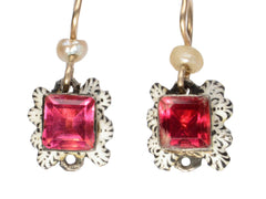 thumbnail of 17th Century Enamel Earrings (on white background)