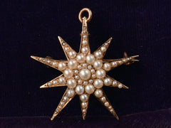 thumbnail of 1900s Riker Bros Pearl Star (on black background)