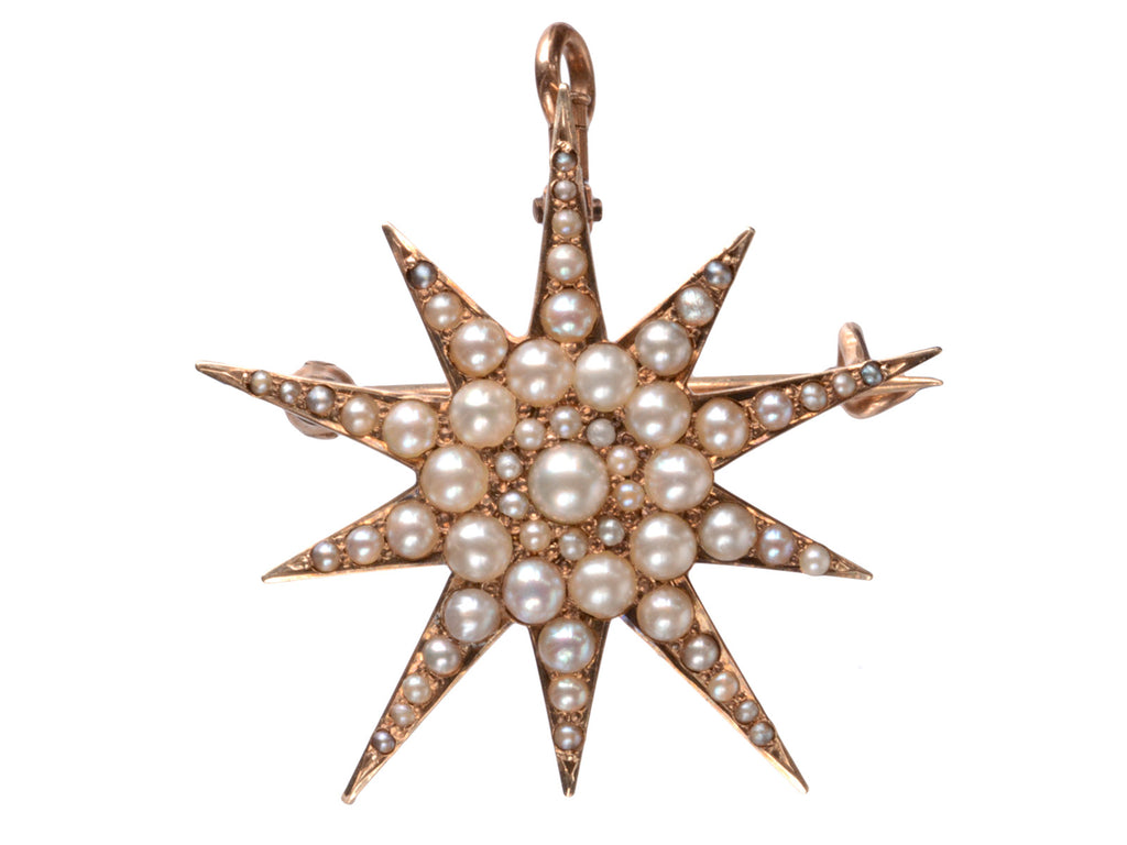 1900s Riker Bros Pearl Star (on white background)