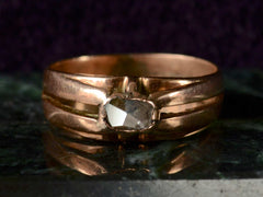 1890s Rose Cut Diamond Ring