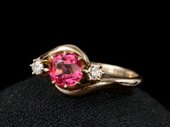thumbnail of 1950s Rubelite Ring (side view)