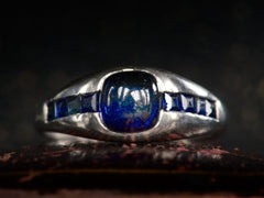 1920s Art Deco Sapphire Ring (detail)
