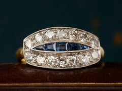 thumbnail of 1920s Sapphire & Diamond Eye Ring (detail)