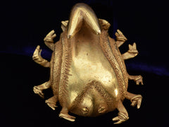 thumbnail of c1920 Akan Scorpion Ring (top view)