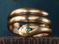 thumbnail of 1900s Snake Ring, 18K (detail)