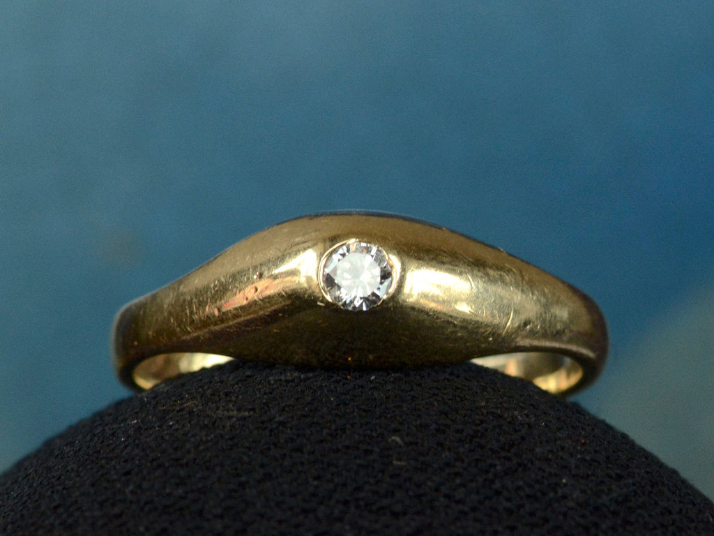 1950s Diamond Stirrup Ring