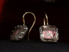 c1700 Stuart Crystal Earrings (side view)