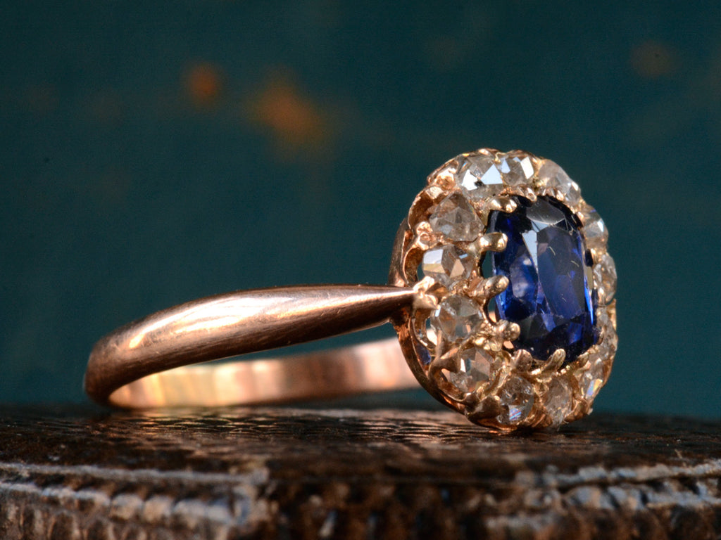 1900s Synthetic Sapphire Ring