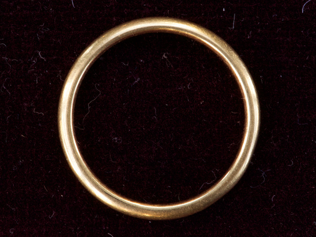 Vintage Tiffany Wedding Band (profile view)