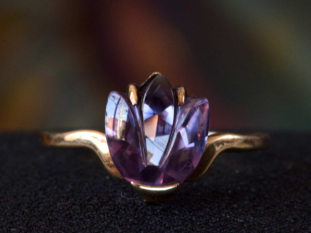 1950s Tulip Ring (detail)