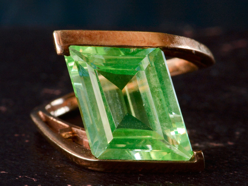 1950s Uranium Glass Ring