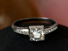 thumbnail of c1930 Deco 0.60ct Ring (front view)