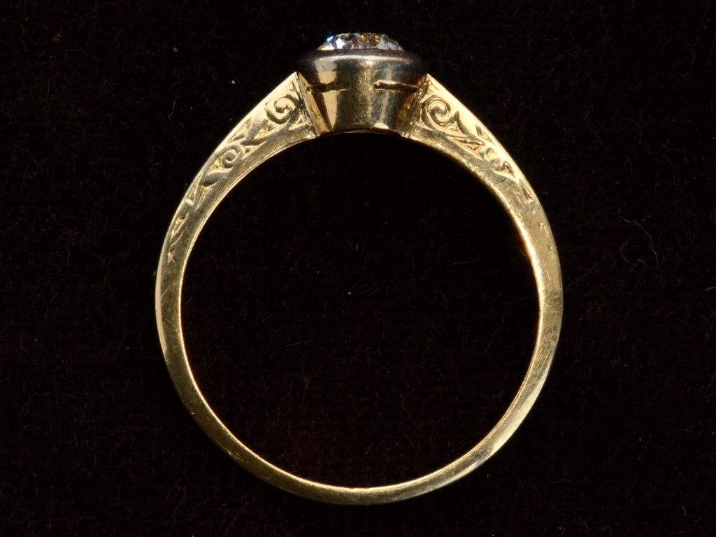 c1920 0.60ct Bezel Ring