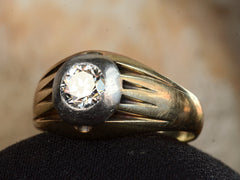 thumbnail of c1920 Deco 0.70ct Ring (side view)