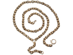thumbnail of c1890 Gold Locket Chain (on white background)