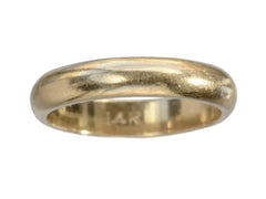 thumbnail of c1950 3.8mm 14K Yellow Gold Band on white background