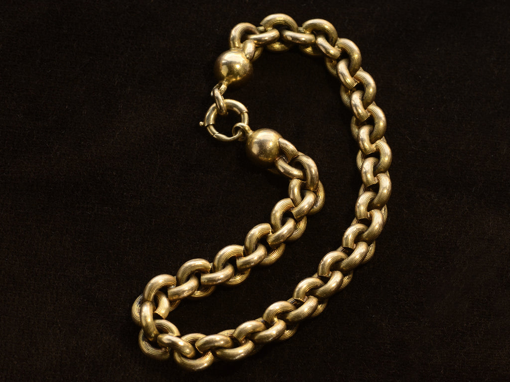 c1880 Victorian Chain Bracelet
