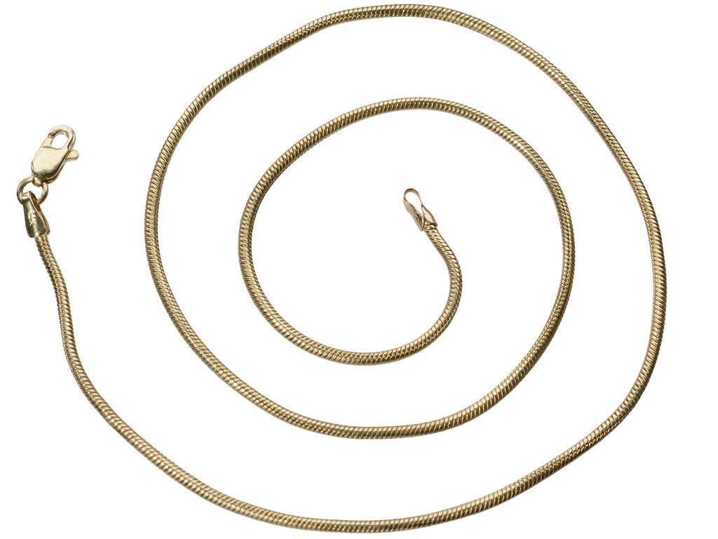 c1980 14K Snake Chain (on white background)