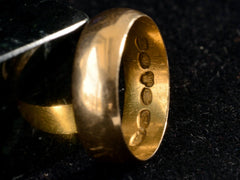 thumbnail of 1855 Swedish 18K Band (other inside detail view)