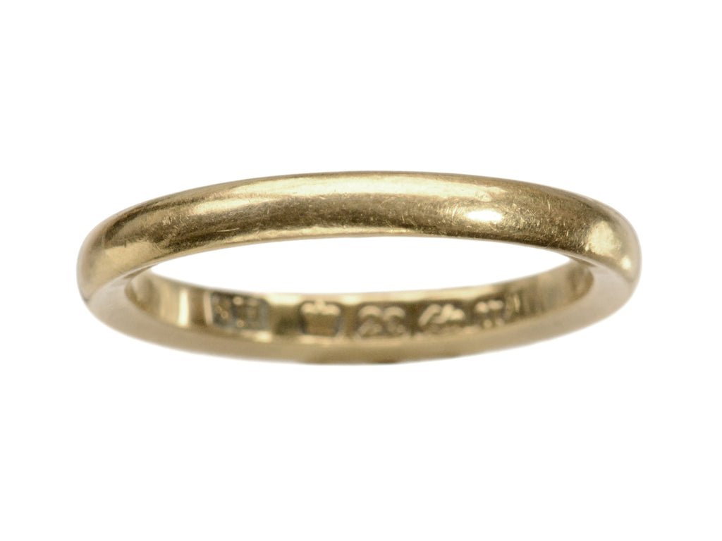 1886 Rounded 22K Band (on white background)