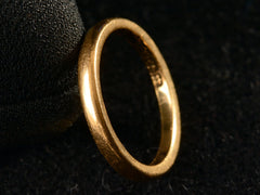 thumbnail of 1886 Rounded 22K Band (side view)