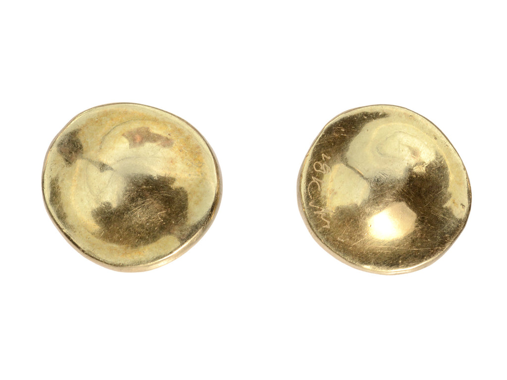 c1980 18K Disk Studs