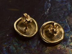 thumbnail of c1980 18K Disk Studs