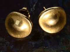 thumbnail of c1980 18K Disk Studs