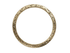 1919 Decorated 14K Band