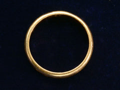 thumbnail of c1950 22K Gold Band (side profile view)