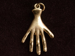 1976 Gold Hand Pendant