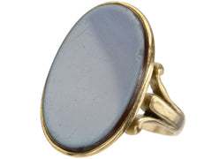 thumbnail of c1890 Blue Agate Signet (on white background)