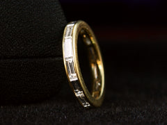 thumbnail of c1970 Baguette Eternity Band (side view)