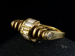 thumbnail of c1975 Modern Diamond Ring (side view)